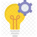 Creative Bulb Defining Solution Icon