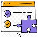 Strategy Puzzle Teamwork Icon