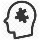 Puzzle Head Psychology Icon