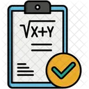Solved Equation  Icon