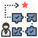 Solving Solution Puzzle Icon