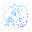 Somatische Therapie Tanztherapie Musiktherapie Symbol