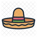 Sombrero Hat Cap Icono