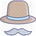 Disfraz Sombrero Hipster Icon