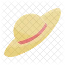 Sombrero Paja Granjero Icon