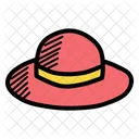 Sombrero Ala Verano Icono