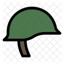 Color Lineal Militar Soldado Icono