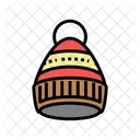 Sombrero de pompón  Icono