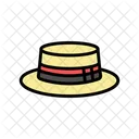 Sombrero Canotier Gorra Canotie Sombreros Icono