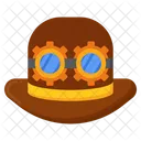 Sombrero con gafas  Icono