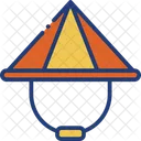 Sombrero de bambú  Icono
