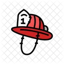 Bombero Sombrero Gorra Icono