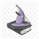 Sombrero De Bruja Libro Magico Magia Icon