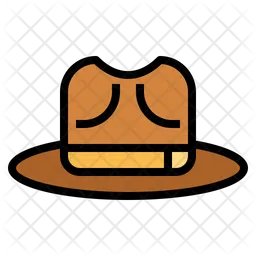 Sombrero de detective  Icono