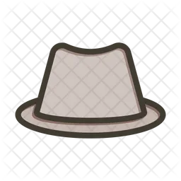 Sombrero de detective  Icono