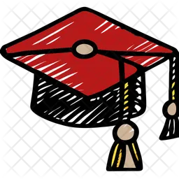 Sombrero de graduacion  Icono