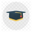 Sombrero de graduacion  Icono