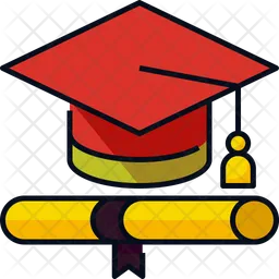 Sombrero de graduacion  Icono