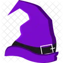 Halloween Sombrero Bruja Icon