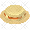 Sombrero De Paja Vacaciones Verano Icon