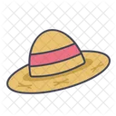 Sombrero De Paja Paja Sombrero Icon