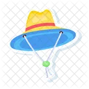 Sombrero de pesca  Icono