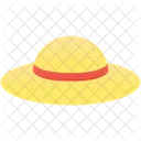 Sombrero de playa  Icono