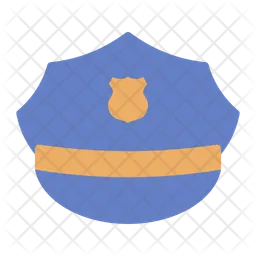 Sombrero de policia  Icono