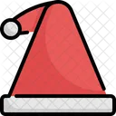 Santa Hat Cap Icono