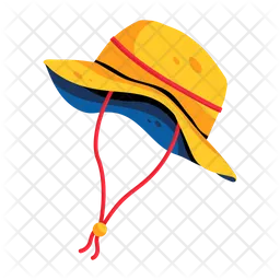 Sombrero de verano  Icono