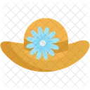 Sombrero Sombrero De Verano Sombrero Fedora Icono