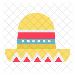 Sombrero hat  Icon