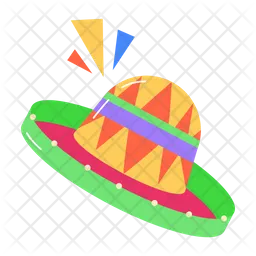 Sombrero Hat  Icon