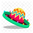 Sombrero Hawaiano Gorra Tocado Icon