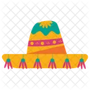 Sombrero Mexico Celebration Icon