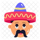 Sombrero Man  Icon