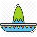 Sombrero mexicano  Icono