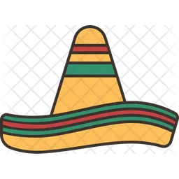 Sombrero mexicano  Icono