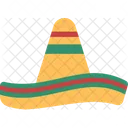 Sombrero mexicano  Icono