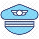 Sombrero De Piloto Uniforme Piloto Icono