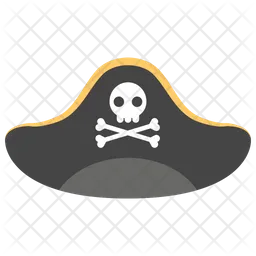 Sombrero pirata  Icono