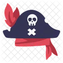 Sombrero Pirata Craneo Icono