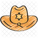 Sombrero De Sheriff Policia Ley Icon