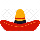 Sombrero tradicional de mexico  Icono