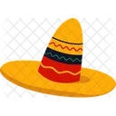 Sombrero tradicional de mexico  Icono