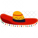 Sombrero tradicional de mexico  Icono