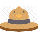 Sombreros Explorador Ala Icono