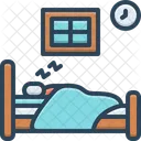 Dormir Chambre Se Detendre Icône