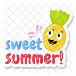 Sommer Ananas  Symbol