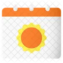 Sommerkalender  Symbol